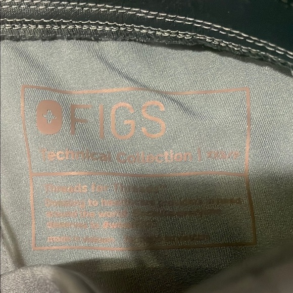 Womens New Figs Zamora Petite Jogger Scrub Pants Jade Hydrogreen - Picture 6 of 6